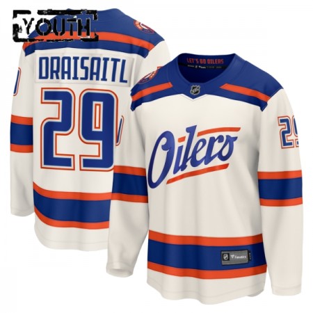 Lasten NHL Edmonton Oilers Pelipaita 2025-26 Fanatics Premium Leon Draisaitl Alternate Valkoinen Lasten NHL Edmonton Oilers Pelipaita 2025-26 Fanatics Premium Leon Draisaitl Alternate Valkoinen